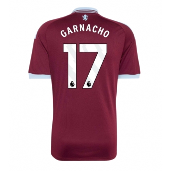 Aston Villa Alejandro Garnacho #17 Maglia Gara Casa Repliche 2026-27 Maniche Corte
